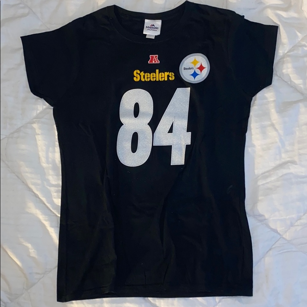 Never worn size large #84 Steelers shirt